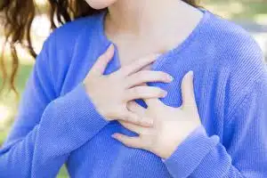 Infarctus chez une femme