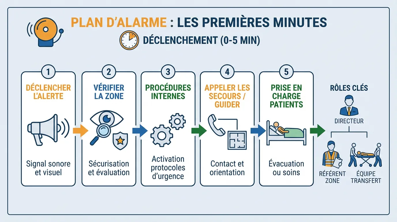 Préparer une évacuation incendie efficace en établissement de santé 1 Préparer une évacuation incendie efficace en établissement de santé – Illustration 1